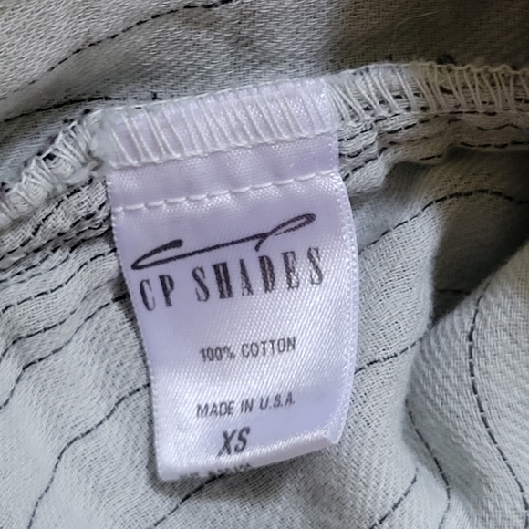 Free people × CP Shades black and gray plaid tunic - Picture 5 of 10